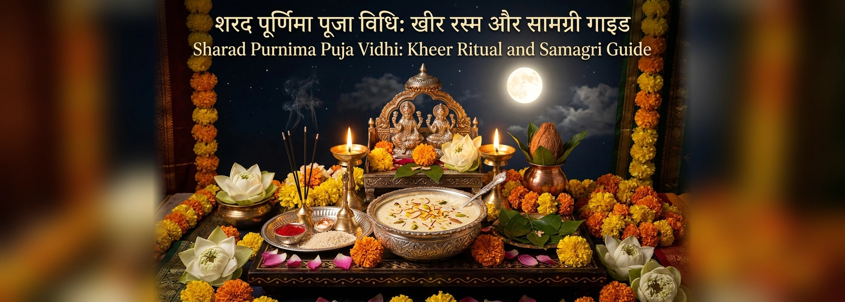 Sharad Purnima Puja Vidhi: Kheer Ritual and Samagri Guide