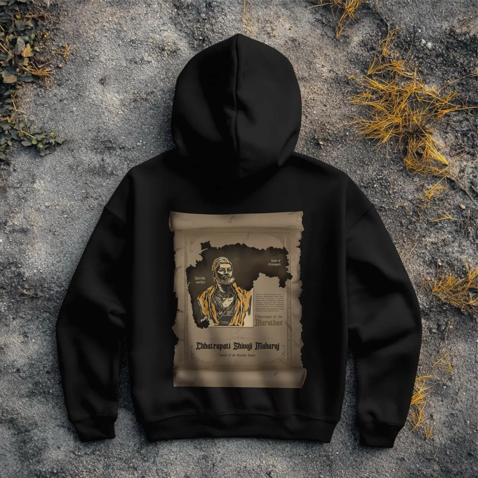 Marathas - OVERSIZED BLACK Hoodie product image