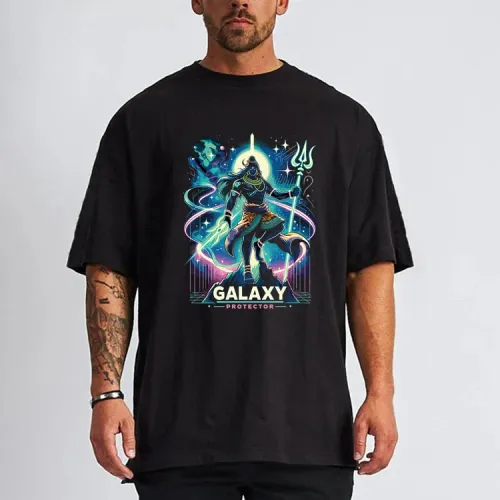 Anime – The Galaxy Protector Oversized Drop Shoulder French Terry