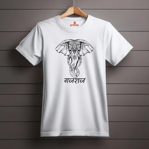 Ganpati – Gajraj | Premium Bio-washed Cotton Regular Fit T-shirt