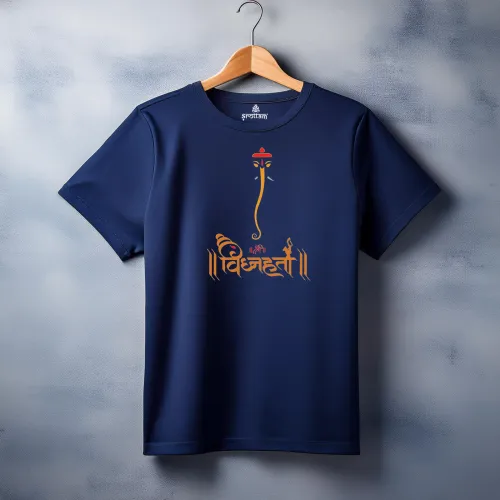 Ganpati – Vighnaharta | Premium Bio-washed Cotton T-shirt