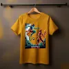 Hanuman – The Heroic Leap | Premium Bio-washed Cotton T-shirt thumbnail 4
