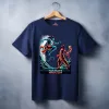 Hanuman – The Heroic Leap | Premium Bio-washed Cotton T-shirt thumbnail 3