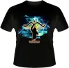 Ram vs The Ocean | Pure Cotton Bio-washed Black Regular T-shirt thumbnail 1