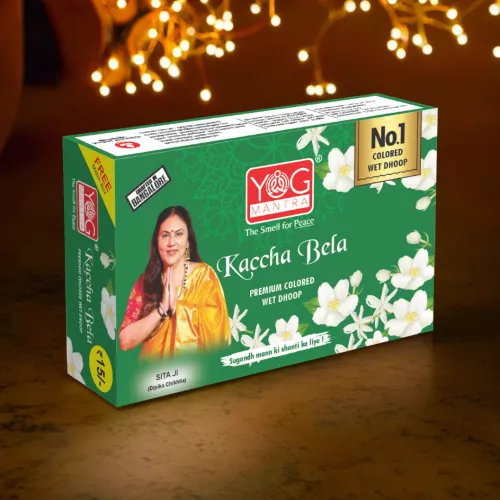 Yog Mantra Kaccha Bela Premium Colored Wet Dhoops – ( pack of 12 )