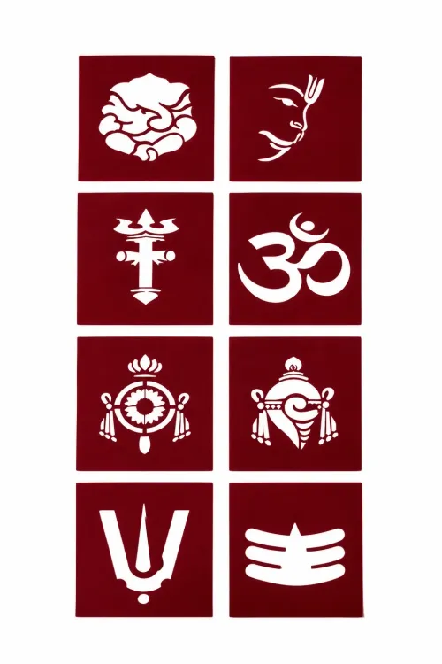God Nama Coconut Stencil Pack - Set of 8