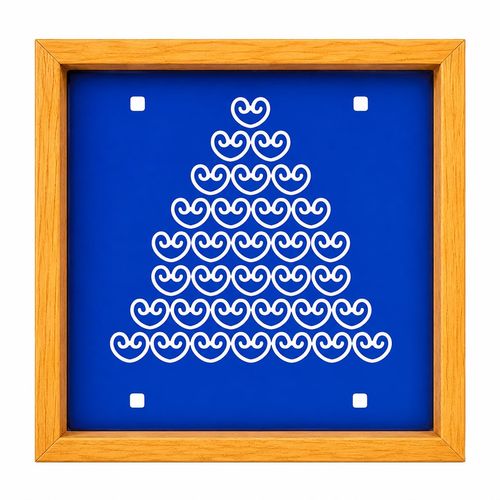 Gopadam Rangoli Stencil 5x5 Inch Pack of 1