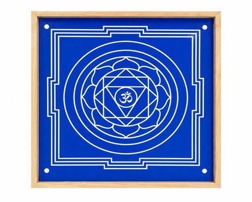 Pratyangira Yantra Rangoli Stencil Wooden 13x13 Inches Pack of 1