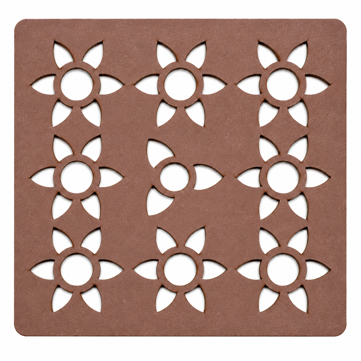Vardhini Kalash MDF Rangoli Stencil | Traditional Kalash Kolam Design | Reusable Pooja & Festival Stencil