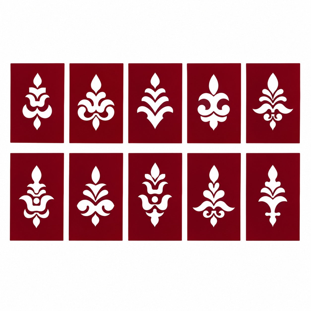 Varalakshmi Pooja Kalasam Coconut Stencils, Decorative Design, Pack of 10 _Unikraf