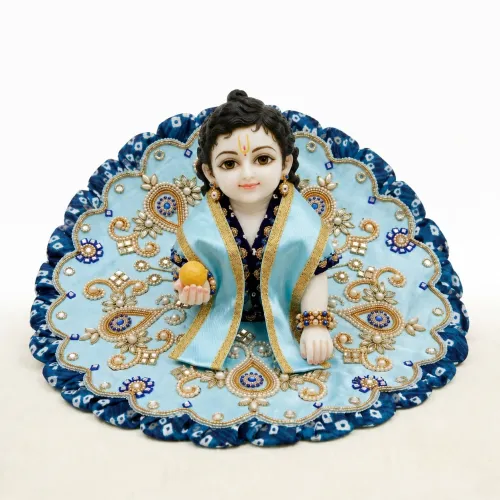 Laddu Gopal Poshak Dress with Pagdi and Patka (Size 0-5)