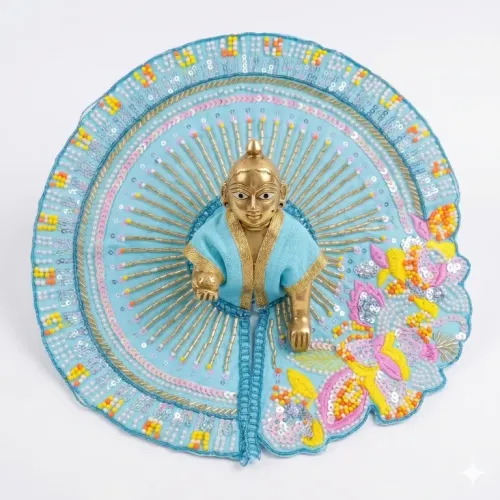 Laddu Gopal Poshak Fancy Dress  for Bal Krishna Janmaasthmi Special (Size-3 to 5)