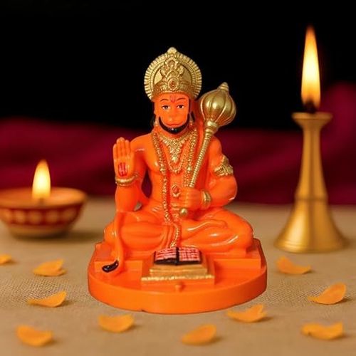 Hanuman Ji Murti Idol in Blessing Pose with Gada