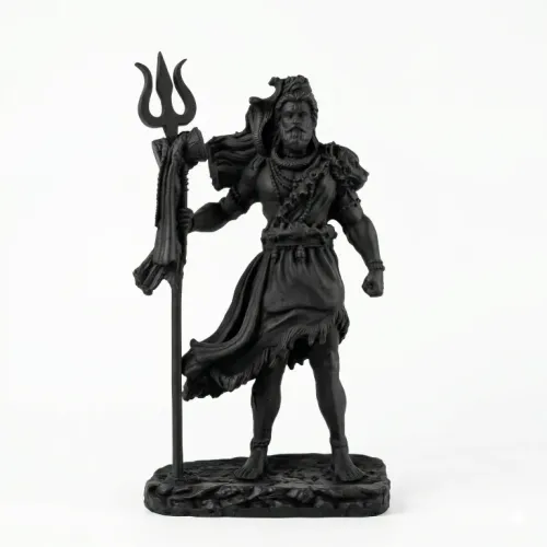 Lord Shiva Mahadev Standing Figurine with Trishul