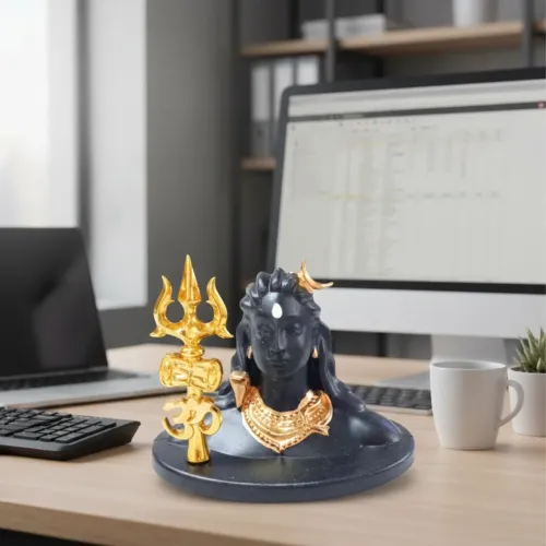 Medium Adiyogi Shiva Statue with Trishul