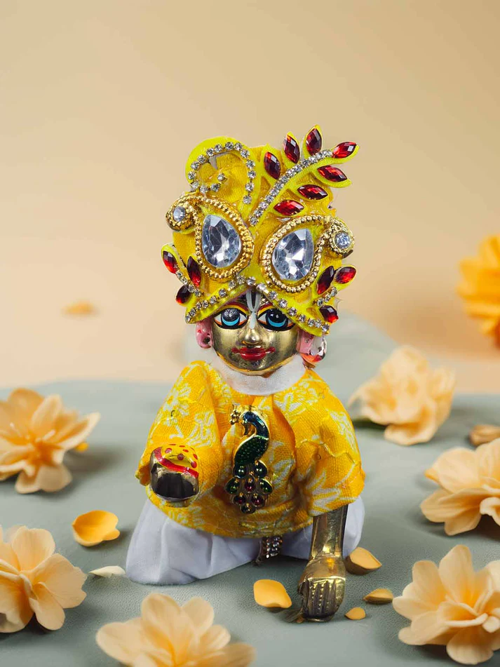 Peet Pankhraj Dhoti Kurta Set for Thakurji product image