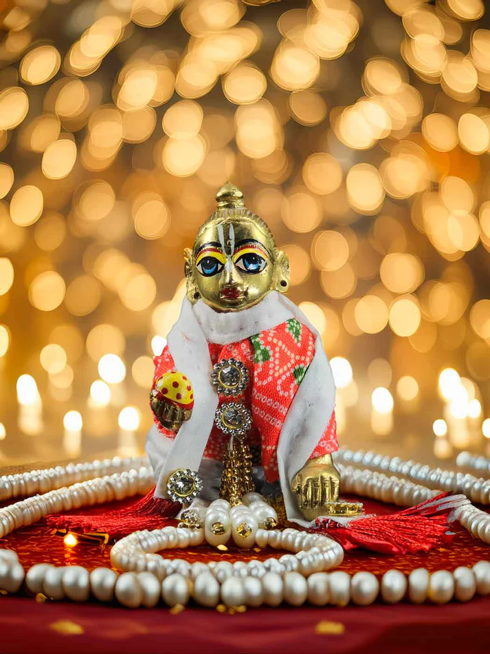 Bandhani Braj Kurta Pajama for Kanha Ji product image