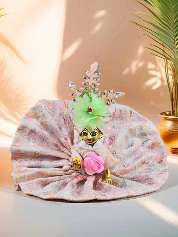 Kanha Ki Phulwari Pink Poshak | Laddu Gopal Dress product image