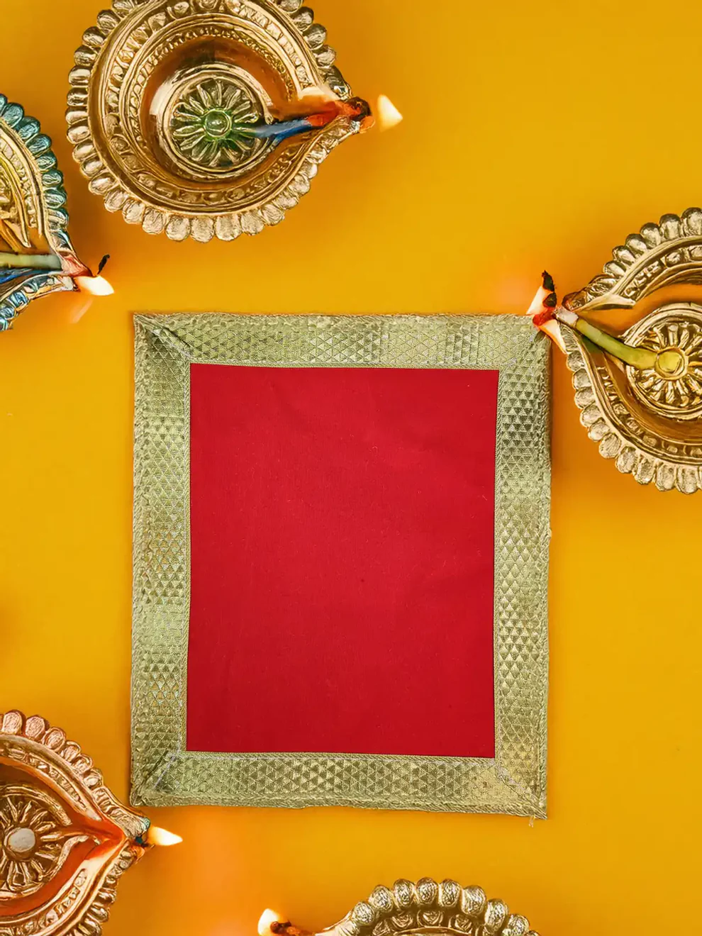 Red Divya Peeth Aasan For Thakur Ji product image