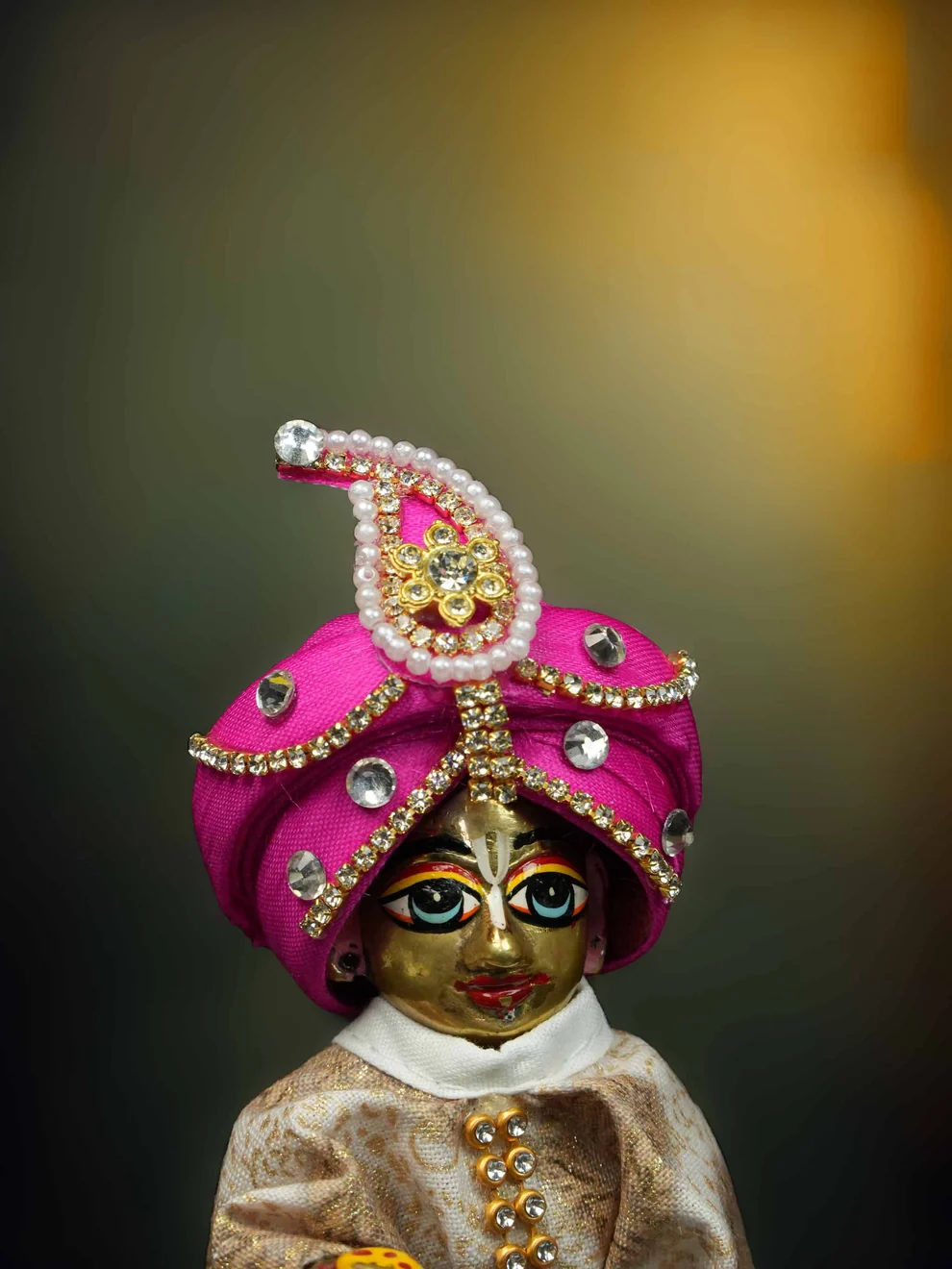 Rajveer Maratha Style Pink Pagdi For Thakur Ji product image