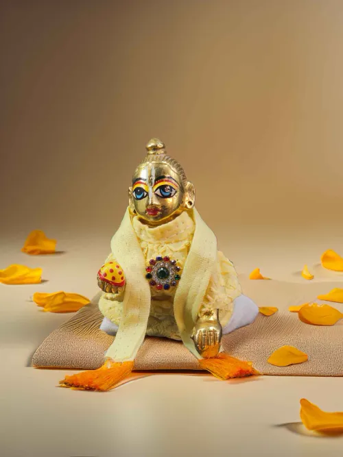 Sunehri Aabha Dress | Laddu Gopal Kurta Pajama
