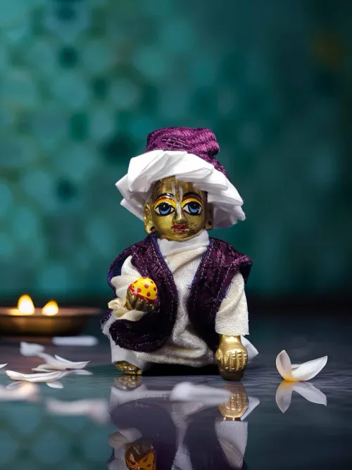 Shyam-e-Banaras Jacket Set For Laddu Gopal Ji
