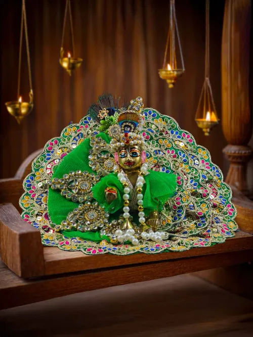 Vrindavan Viraasat Bhavya Poshak For Laddu Gopal Ji
