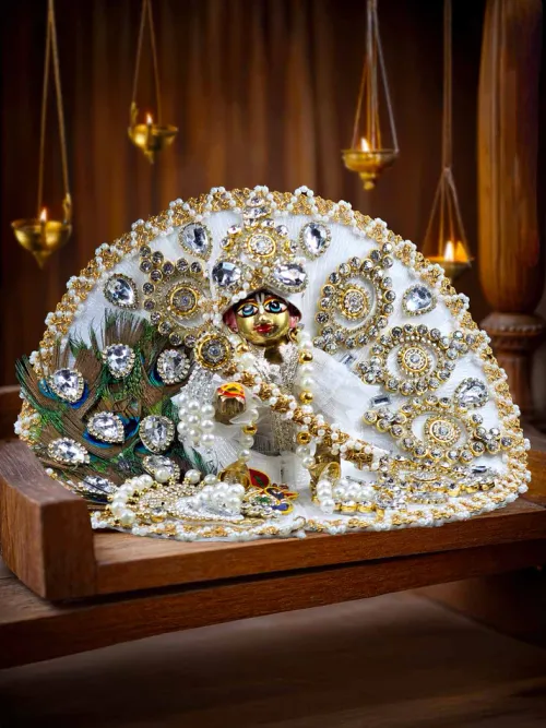 Chandrika Peacock Grace Bhavya Laddu Gopal Poshak