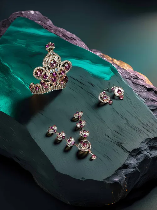 Ratnamanjari Premium AD Shringar Set For Laddu Gopal Ji ( Size 0 No. )
