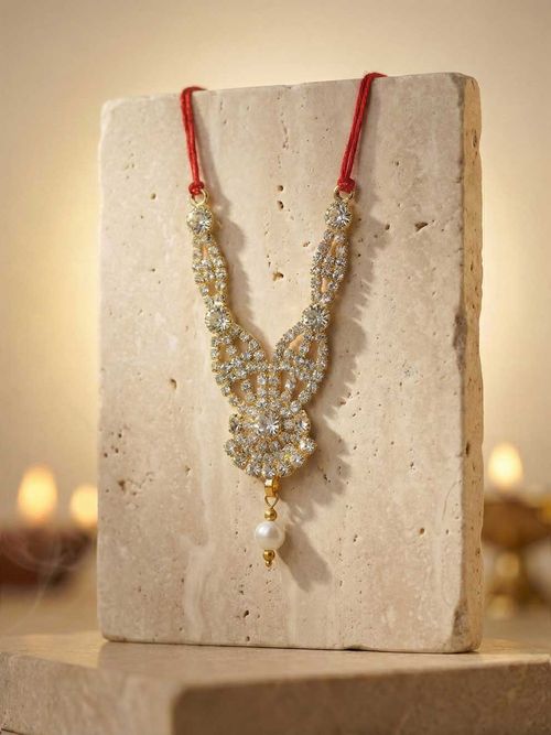 Manikya Ratna White mala for Laddu Gopal Ji