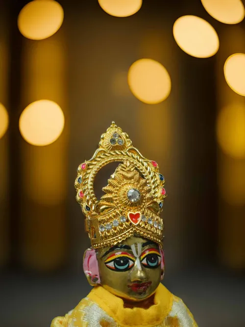Padma Surya Tilak Mukut For Laddu Gopal Ji