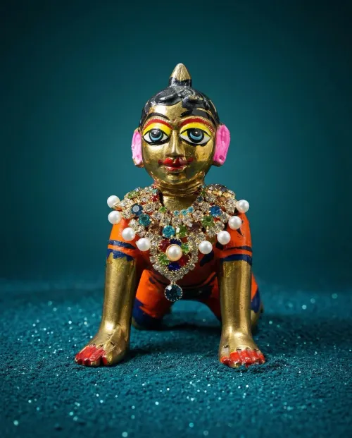 Chitralekha Multicolor Haar for Radha Rani Ji | Necklace for Shreeji