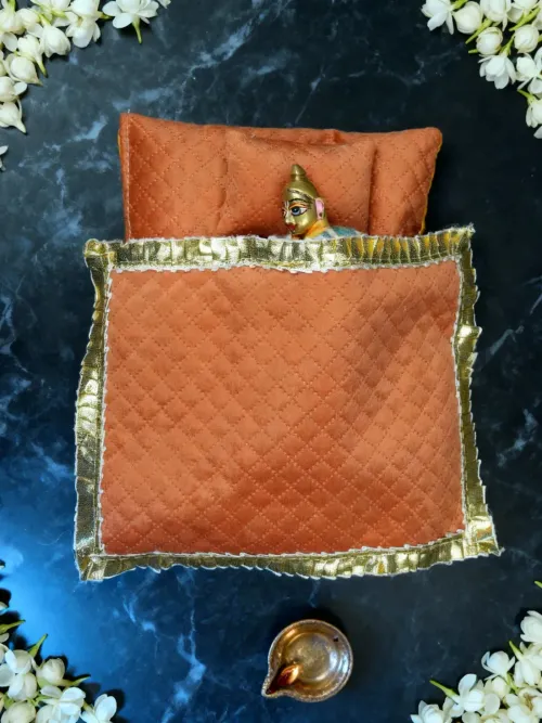 Divya Nidra Brown Bistar Set For Gopal JI