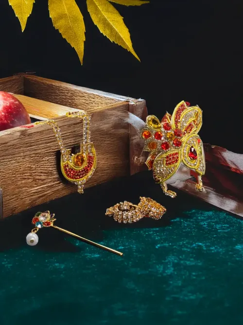 Eternal Grace Shringar Set for Laddu Gopal Ji