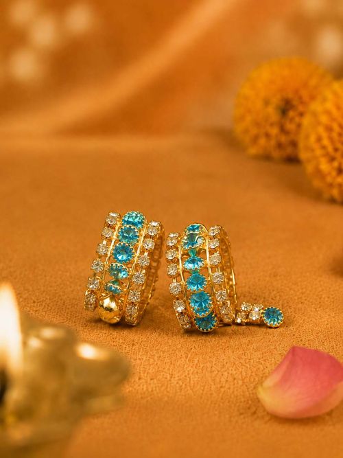 Manibandh Light Blue Kangan for Thakur JI