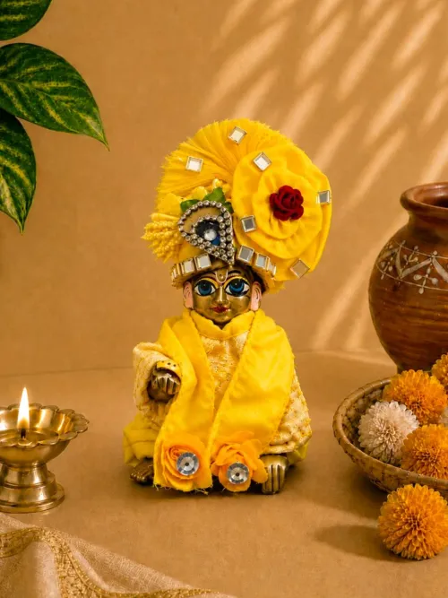 Yadunandan Kurta Pajama with Pagdi For Thakurji Ji