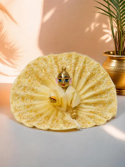 Tarunika Golden Gol Poshak for Laddu Gopal ji