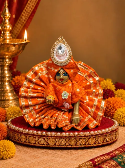 Navratri Special Dhoti Kurta Dress Set for Laddu Gopal Ji
