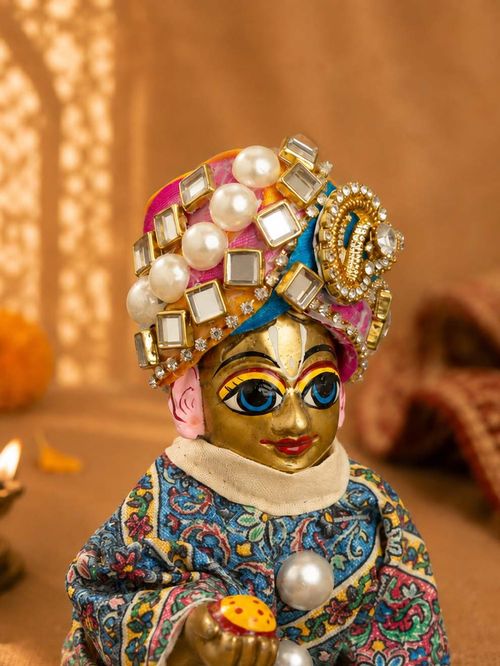 Rajasthani Style Multicolor Pagdi for Laddu Gopal Ji