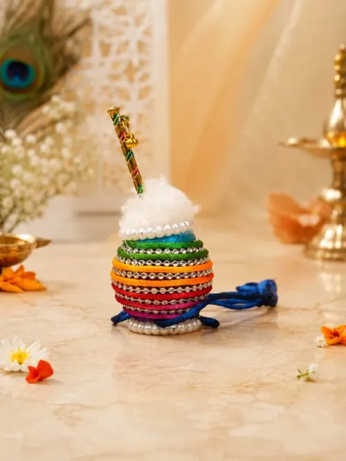 Designer Makhan Matki Replica for Bal Gopal