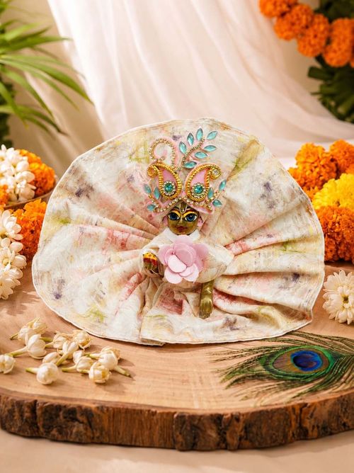 Kanha Ki Phulwari Yellow Poshak for Laddu Gopal