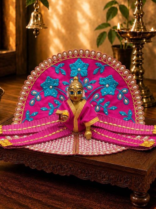 Patvika Pink Fancy Poshak for Thakurji