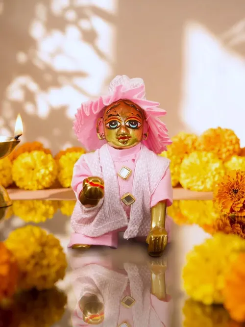 Mridu Sparsh Cotton Jacket Set for Laddu Gopal Ji
