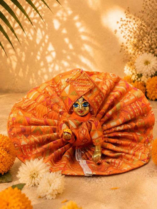 Aakriti Trayi 3 Pc Gol Poshak for Thakruji