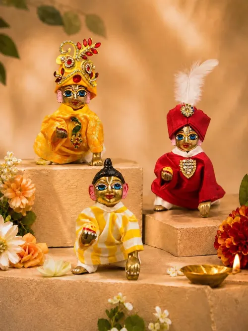 Swayam Kanha Chayan Summer Combo of 3 Laddu Gopal Dresses