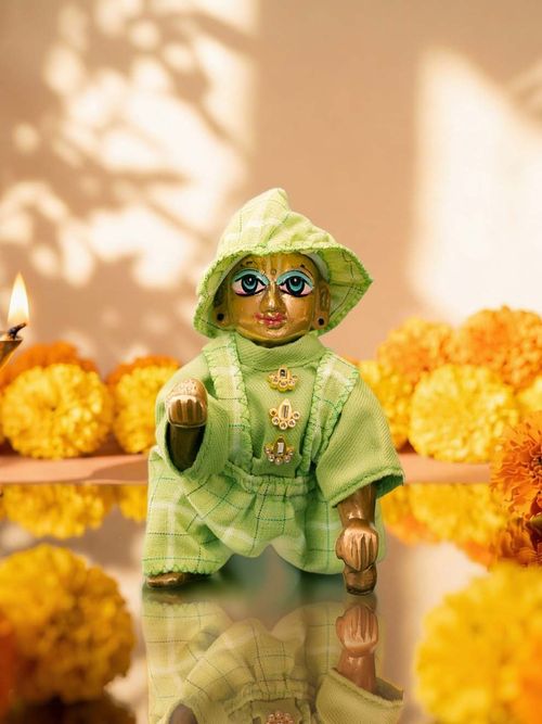 Tarun Cute Bib Suit For Laddu Gopal Ji