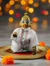 Mor Chhavi White Kurta Pajama Dress for Laddu Gopal thumbnail 1