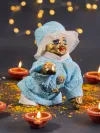 Roshan Blue Kurta Pajama Set | Laddu Gopal Dress thumbnail 3
