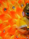 Pankhika Yellow-Orange Light Poshak For Kanha Ji thumbnail 3