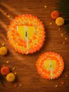 Pankhika Yellow-Orange Light Poshak For Kanha Ji thumbnail 4